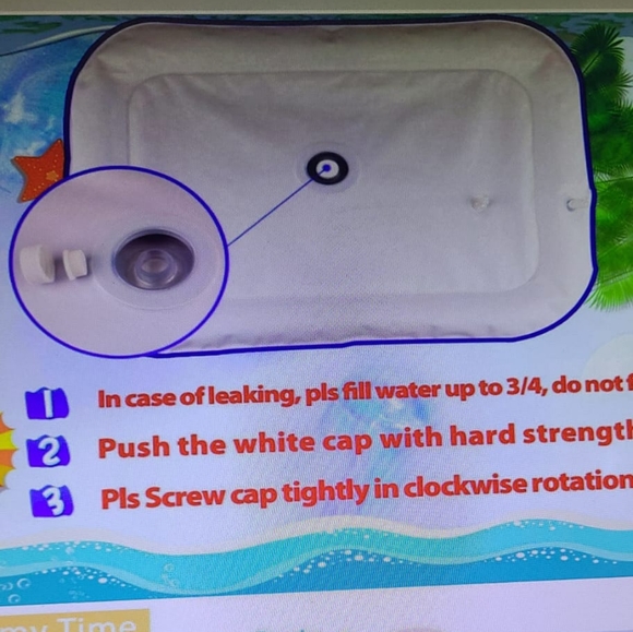 Inflatable Baby Water Mat - Picture 7 of 8